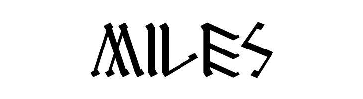 RUNEnglish 1  Free Fonts Download