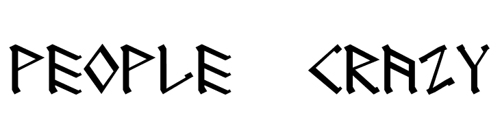 RUNEnglish 1  Free Fonts Download