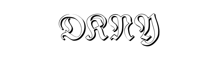 TypographerFraktur Shadow  Free Fonts Download