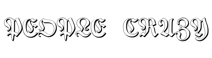 TypographerFraktur Shadow  Free Fonts Download
