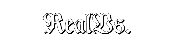 TypographerFraktur Shadow  Free Fonts Download