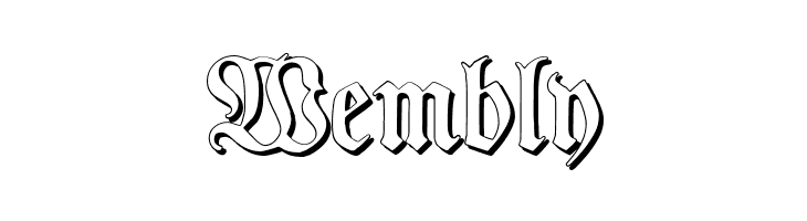 TypographerFraktur Shadow  Free Fonts Download