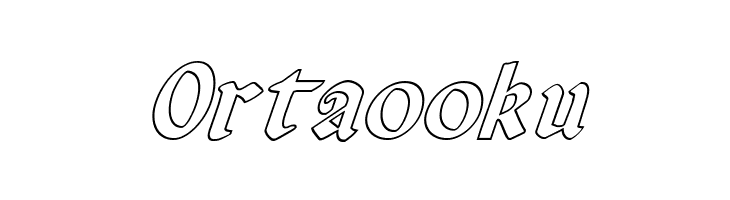 Valerius Outline Italic  Free Fonts Download