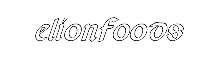 Valerius Outline Italic  Free Fonts Download