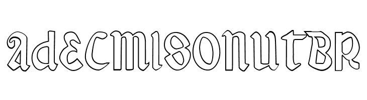 Valerius Outline  Free Fonts Download