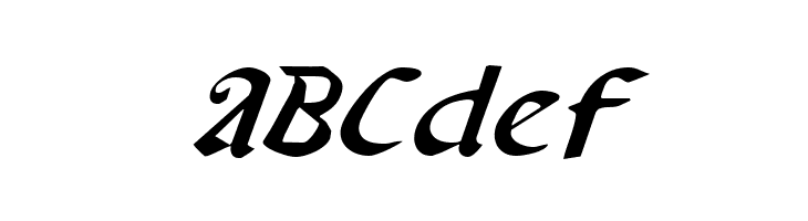 Valerius Expanded Italic  Free Fonts Download