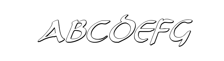 Tristram Shadow Italic  Free Fonts Download