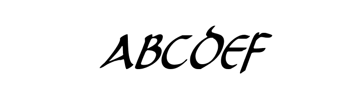 Tristram Condensed Italic  Free Fonts Download