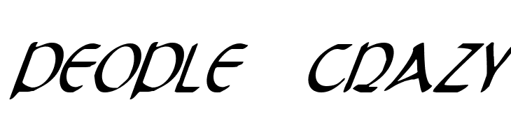 Tristram Condensed Italic  Free Fonts Download