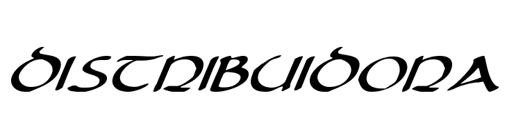 Tristram Expanded Italic  Free Fonts Download