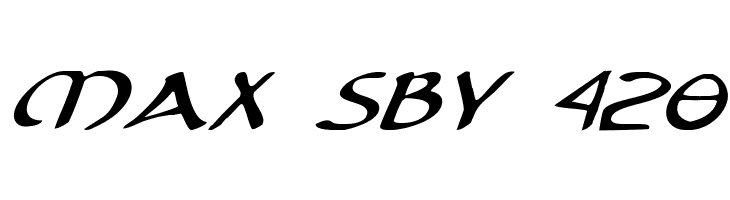 Tristram Expanded Italic  Free Fonts Download