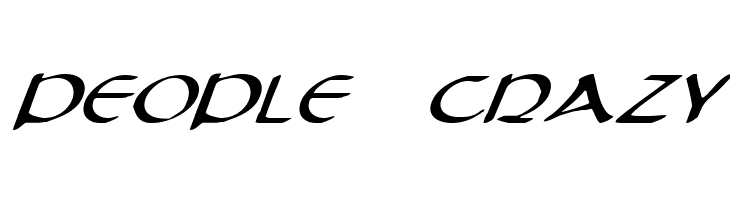 Tristram Expanded Italic  Free Fonts Download