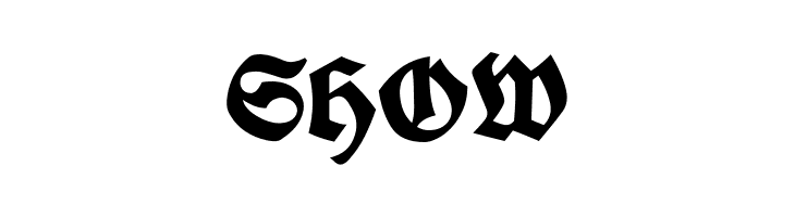 Koch Fette Deutsche Schrift  Free Fonts Download