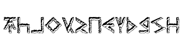 Thors Hammer Carved  Free Fonts Download