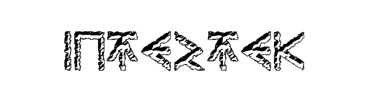 Thors Hammer Carved  Free Fonts Download