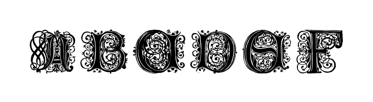 Paulus Franck Initialen  Free Fonts Download