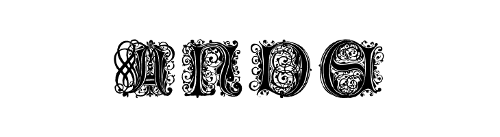 Paulus Franck Initialen  Free Fonts Download