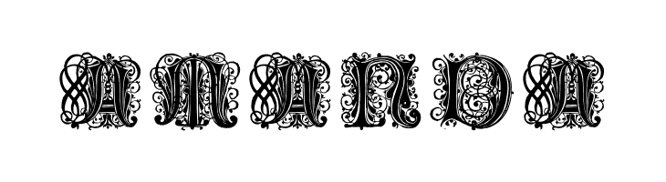 Paulus Franck Initialen  Free Fonts Download