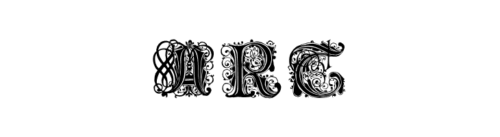 Paulus Franck Initialen  Free Fonts Download