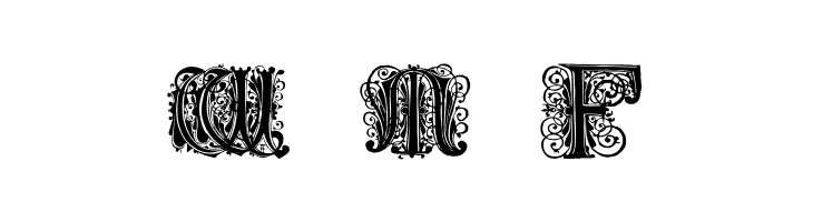 Paulus Franck Initialen  Free Fonts Download