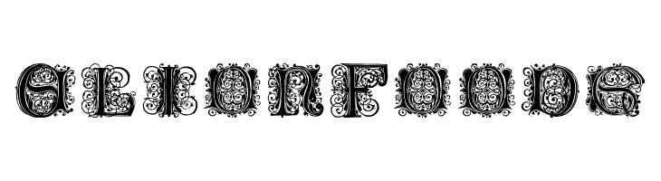 Paulus Franck Initialen  Free Fonts Download