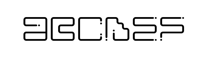 Iron Lounge Dots  Free Fonts Download