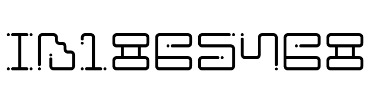 Iron Lounge Dots  Free Fonts Download