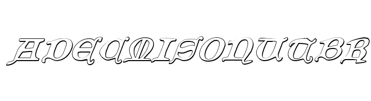 Queen & Country 3D Italic  Free Fonts Download