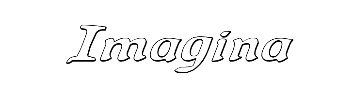 Queen & Country 3D Italic  Free Fonts Download