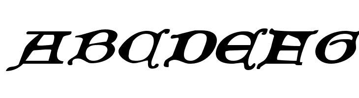 Queen & Country Expanded Italic  Free Fonts Download