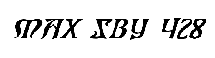 Xiphos Expanded Italic  Free Fonts Download