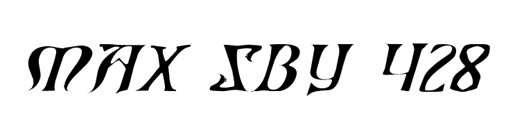 Xiphos Expanded Light Italic  Free Fonts Download