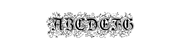 Foliar Initials  Free Fonts Download