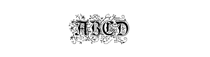 Foliar Initials  Free Fonts Download