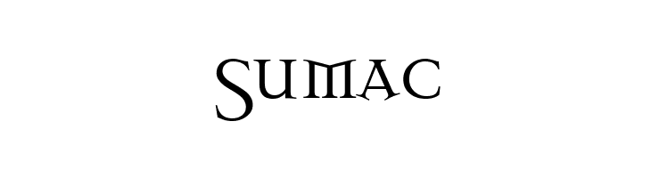 Sumac Dark11 Font