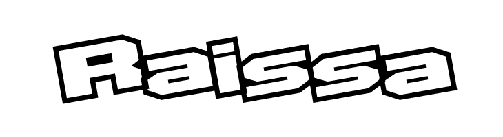 D3 Egoistism outline leaning  Free Fonts Download