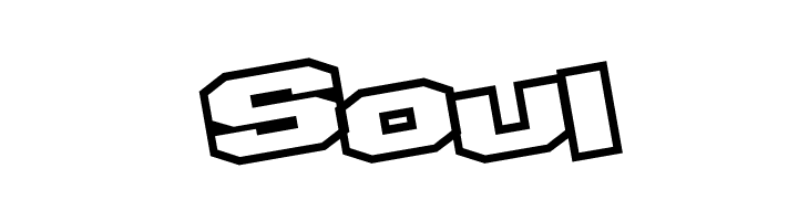 D3 Egoistism outline leaning  Free Fonts Download