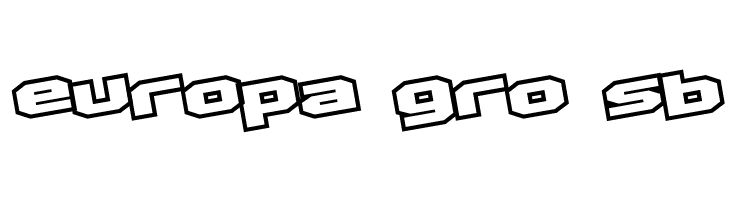 D3 Egoistism outline leaning  Free Fonts Download