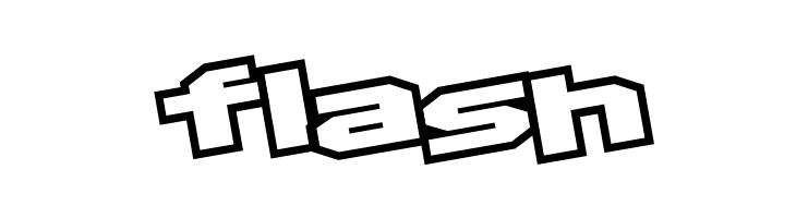 D3 Egoistism outline leaning  Free Fonts Download