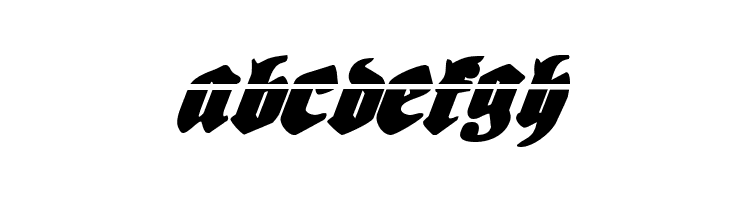 Bierg&auml;rten Laser Italic  Free Fonts Download