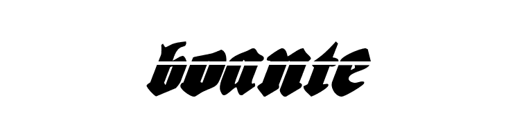 Bierg&auml;rten Laser Italic  Free Fonts Download