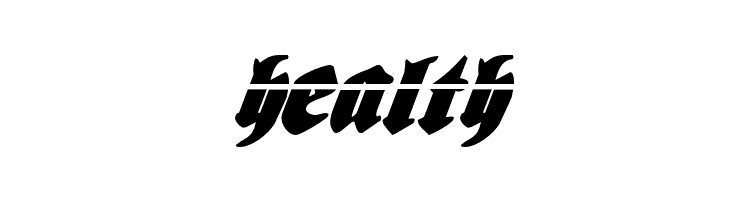 Biergärten Laser Italic  Free Fonts Download