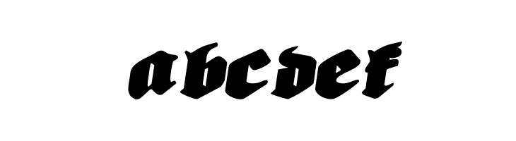 Bierg&auml;rten Rotalic Expanded  Free Fonts Download
