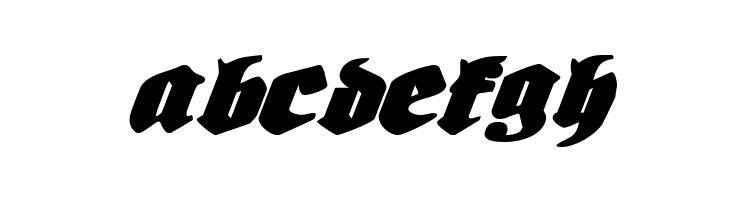 Bierg&auml;rten Expanded Italic  Free Fonts Download