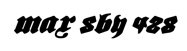 Bierg&auml;rten Expanded Italic  Free Fonts Download