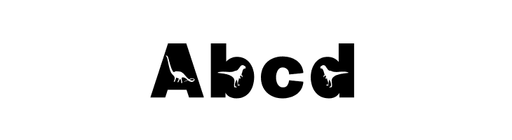 AIDino-Heavy  Free Fonts Download