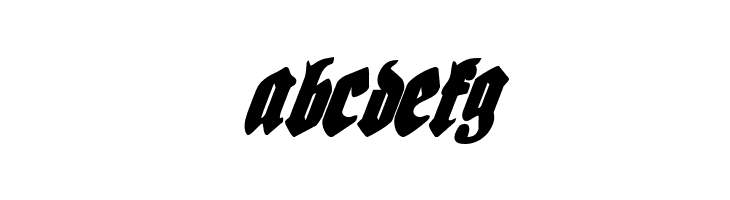 Bierg&auml;rten Condensed Italic  Free Fonts Download