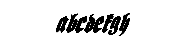 Bierg&auml;rten Condensed Italic  Free Fonts Download