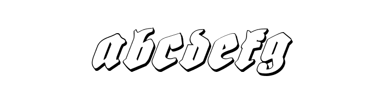 Biergärten Shadow Italic  Free Fonts Download