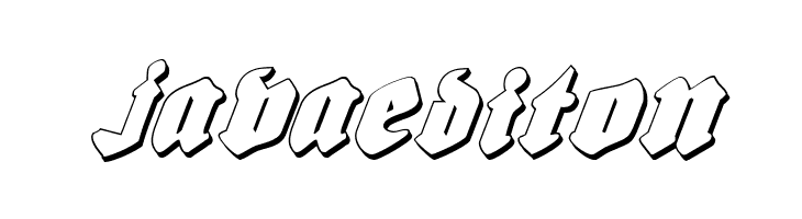 Biergärten Shadow Italic  Free Fonts Download